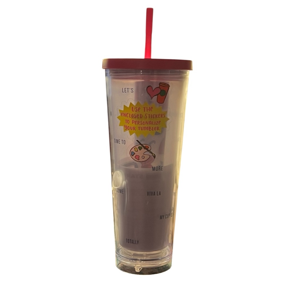 Rare Starbucks Sticker Tumbler